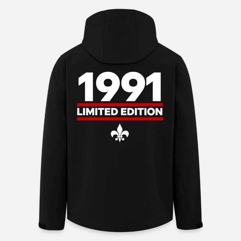 1991 Limited Edition - Recycelte Männer Softshell-Jacke von Stanley/Stella - Schwarz