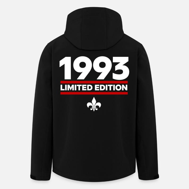 1993 Limited Edition - Recycelte Männer Softshell-Jacke von Stanley/Stella - Schwarz