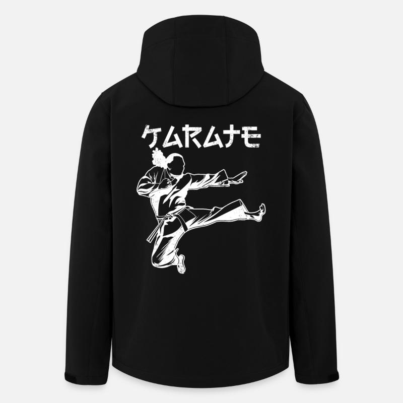 Karateka - Recycelte Männer Softshell-Jacke von Stanley/Stella - Schwarz