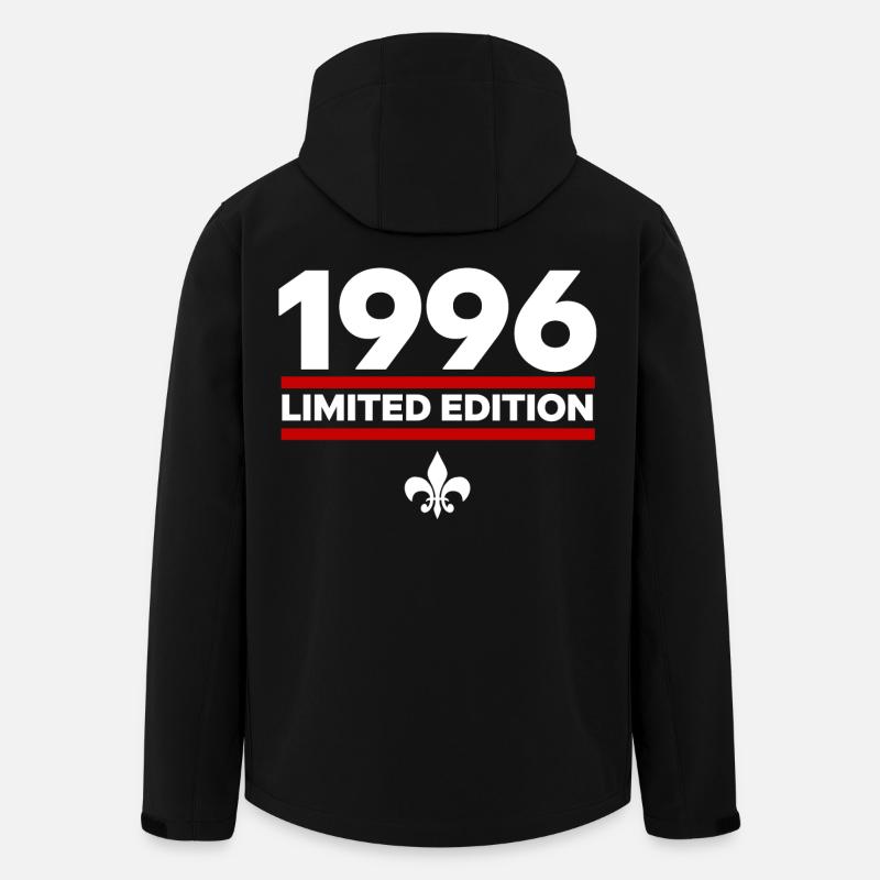 1996 Limited Edition - Recycelte Männer Softshell-Jacke von Stanley/Stella - Schwarz
