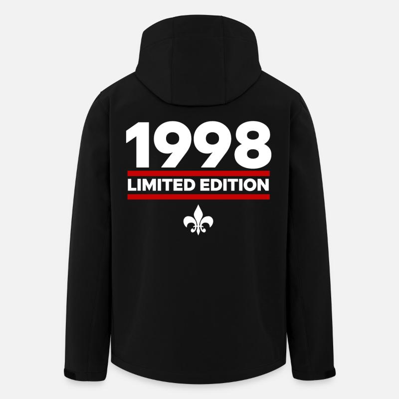 1998 Édition limitée - Veste softshell homme en polyester recyclé Stanley/Stella - noir