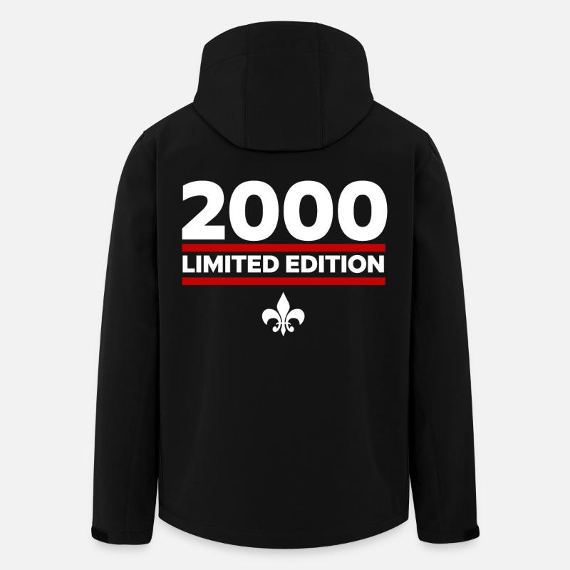 Édition limitée 2000 - Veste softshell homme en polyester recyclé Stanley/Stella - noir