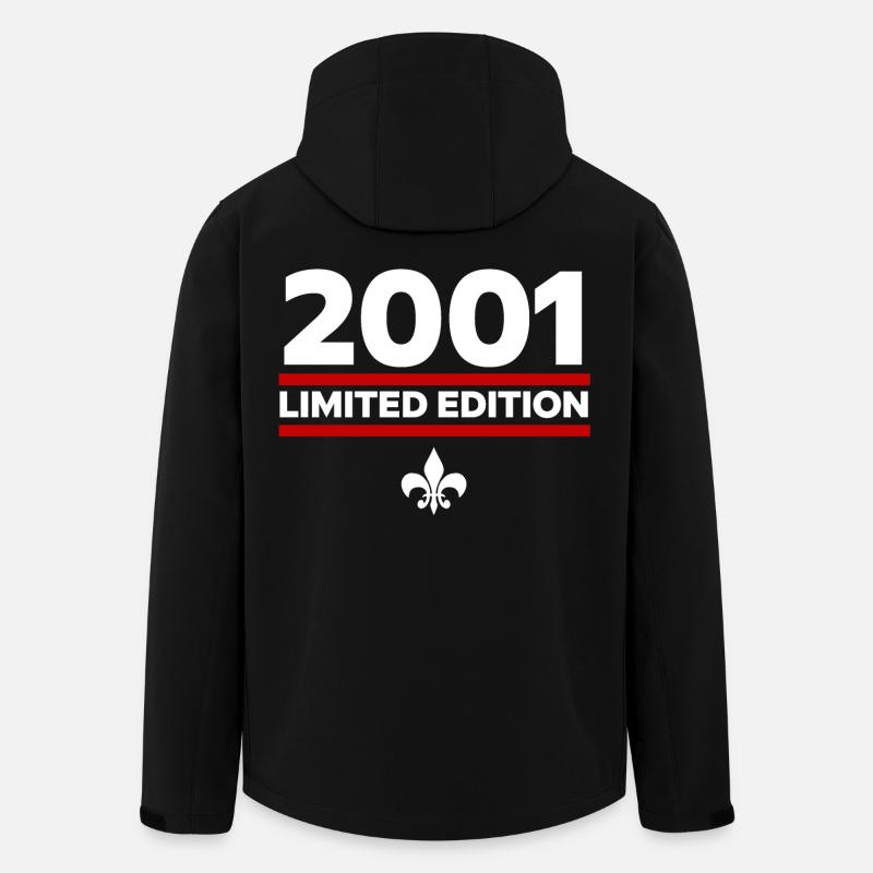 2001 Limited Edition - Men’s Recycled Softshell Jacket by Stanley/Stella - black
