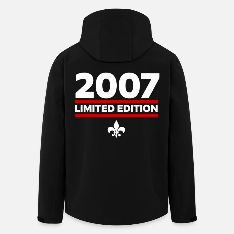 Édition limitée 2007 - Veste softshell homme en polyester recyclé Stanley/Stella - noir