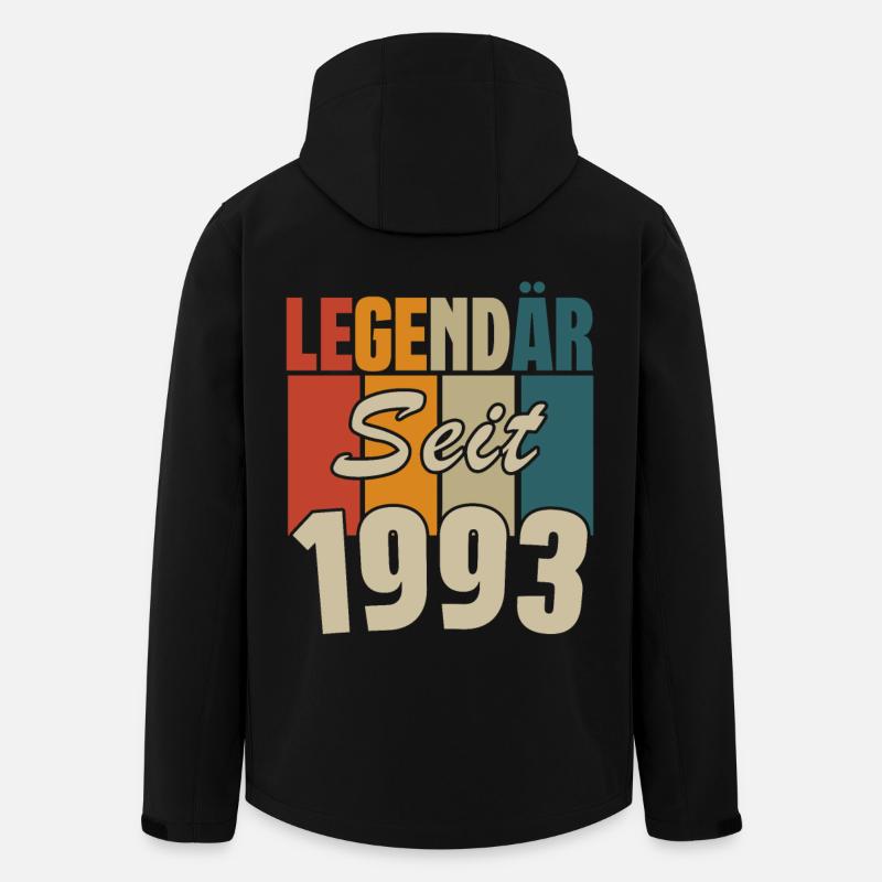 Legendär seit 1993 - Recycelte Männer Softshell-Jacke von Stanley/Stella - Schwarz