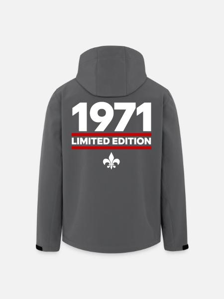 1971 Limited Edition - Men’s Recycled Softshell Jacket by Stanley/Stella - black