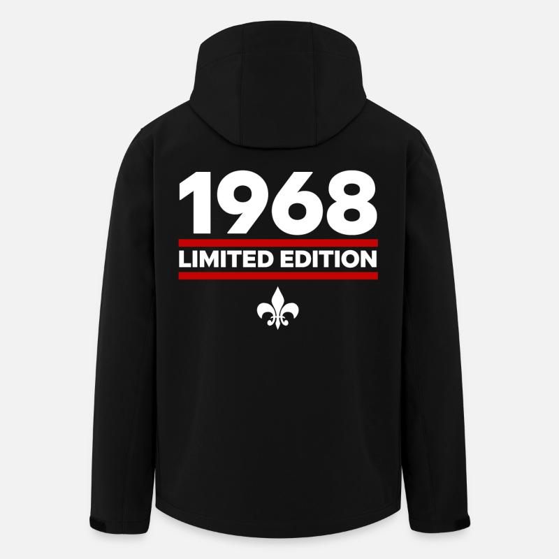 1968 Limited Edition - Recycelte Männer Softshell-Jacke von Stanley/Stella - Schwarz