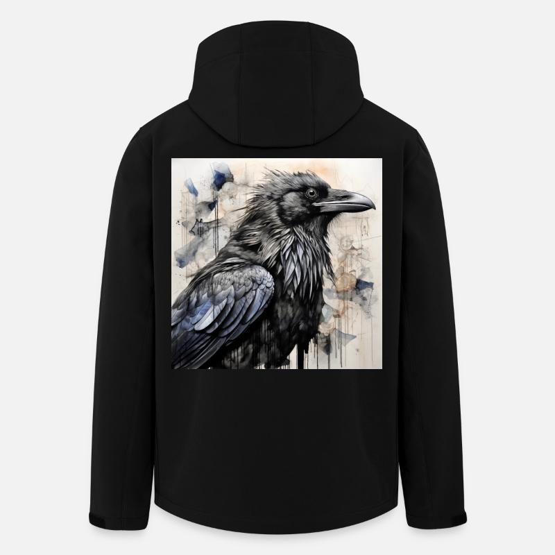 Der schwarze Rabe - Recycelte Männer Softshell-Jacke von Stanley/Stella - Schwarz