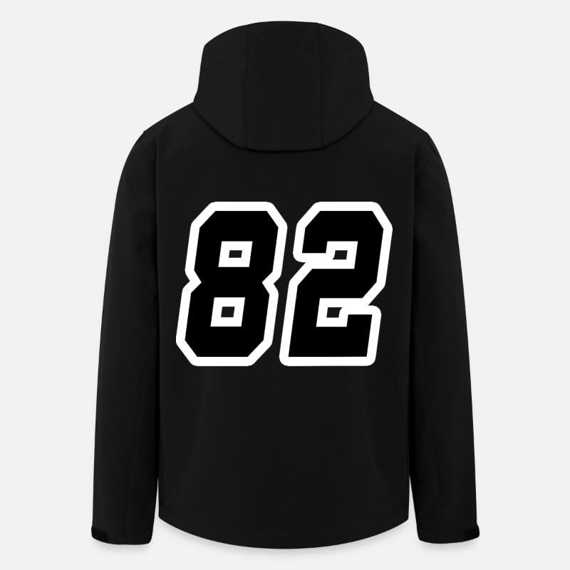 Nummer zweiundachtzig 82 - Recycelte Männer Softshell-Jacke von Stanley/Stella - Schwarz