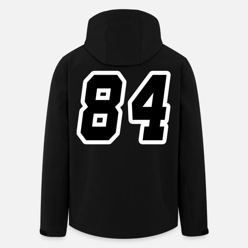 Nummer vierundachtzig 84 - Recycelte Männer Softshell-Jacke von Stanley/Stella - Schwarz