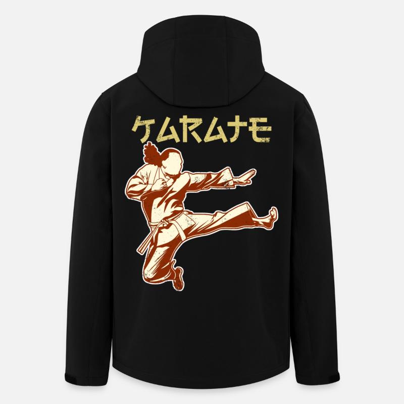 Karatéka - Veste softshell homme en polyester recyclé Stanley/Stella - noir