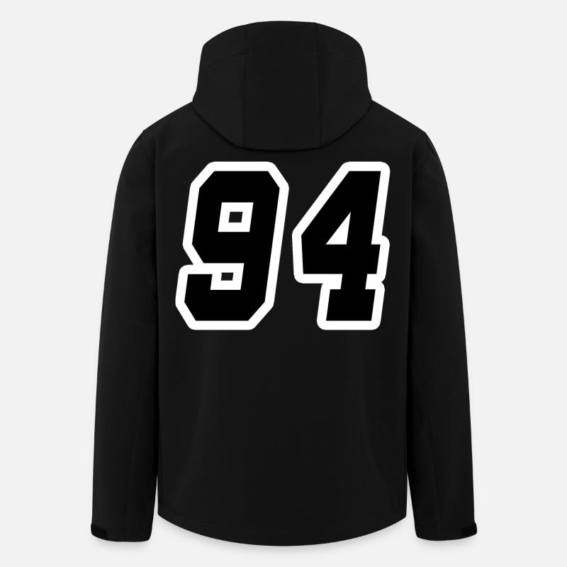 Nummer vierundneunzig 94 - Recycelte Männer Softshell-Jacke von Stanley/Stella - Schwarz