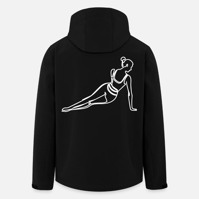 Fille de remise en forme - Veste softshell homme en polyester recyclé Stanley/Stella - noir