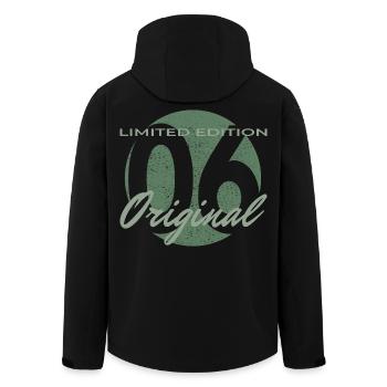 20th Birthday Vintage 2006 20 Years Gift - Men’s Recycled Softshell Jacket by Stanley/Stella - black - Back - AI Model Male 185 light (185cm)