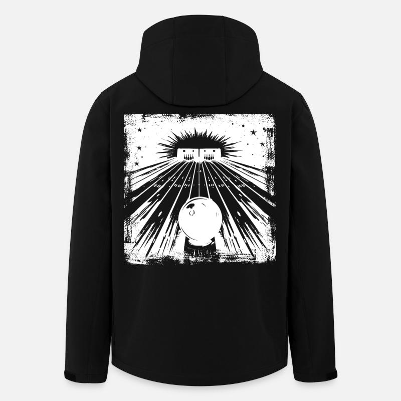 Bowling Center - Men’s Recycled Softshell Jacket by Stanley/Stella - black