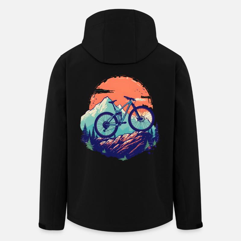 Vtt - Veste softshell homme en polyester recyclé Discoverer Stanley/Stella - noir