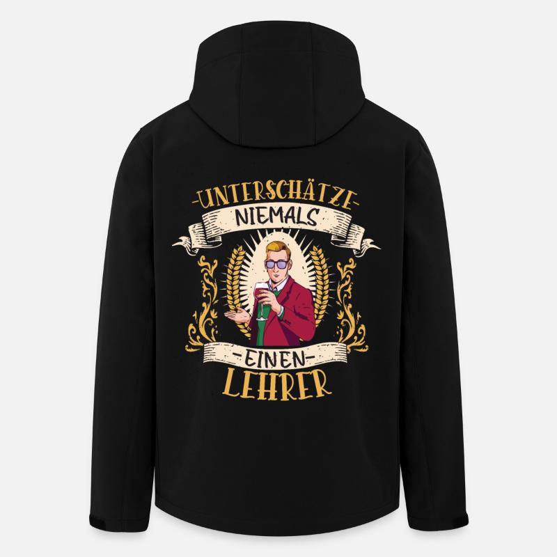 Lehrer Bildung Geschenk Pädagoge Klassenzimmer - Recycelte Männer Softshell-Jacke von Stanley/Stella - Schwarz