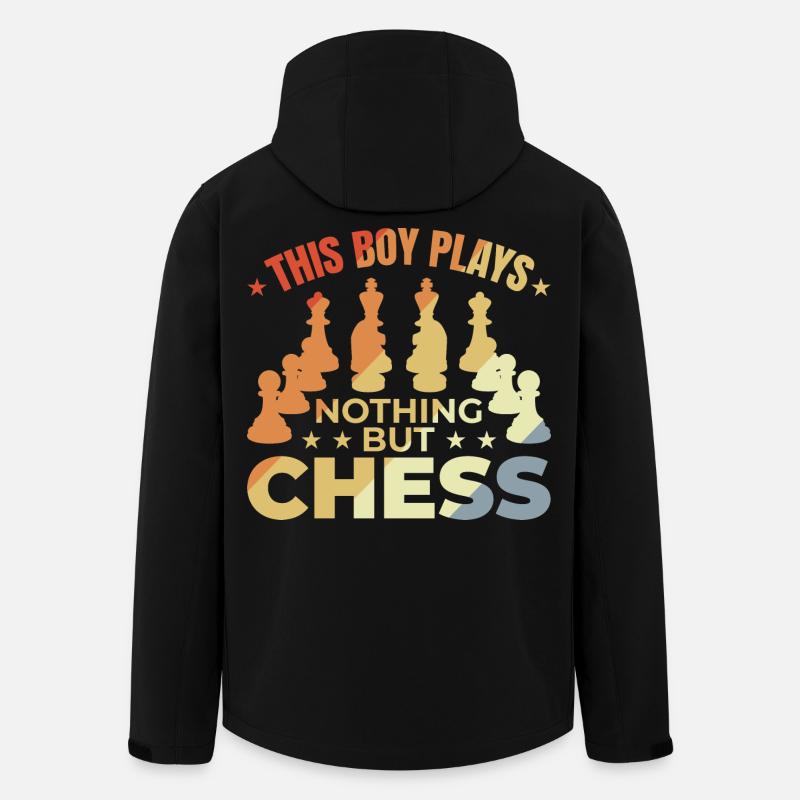 Kinder Schachspieler - Recycelte Männer Softshell-Jacke von Stanley/Stella - Schwarz