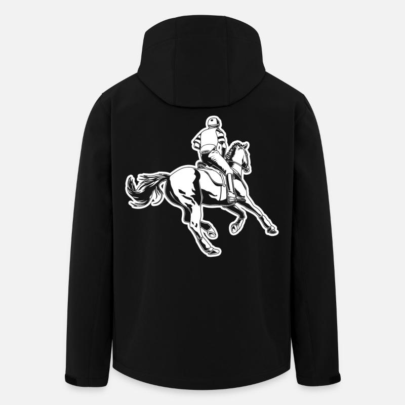 Cavalier - Veste softshell homme en polyester recyclé Stanley/Stella - noir