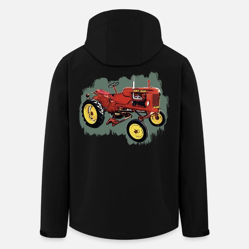 Traktor M H Pony - Recycelte Männer Softshell-Jacke von Stanley/Stella - Schwarz
