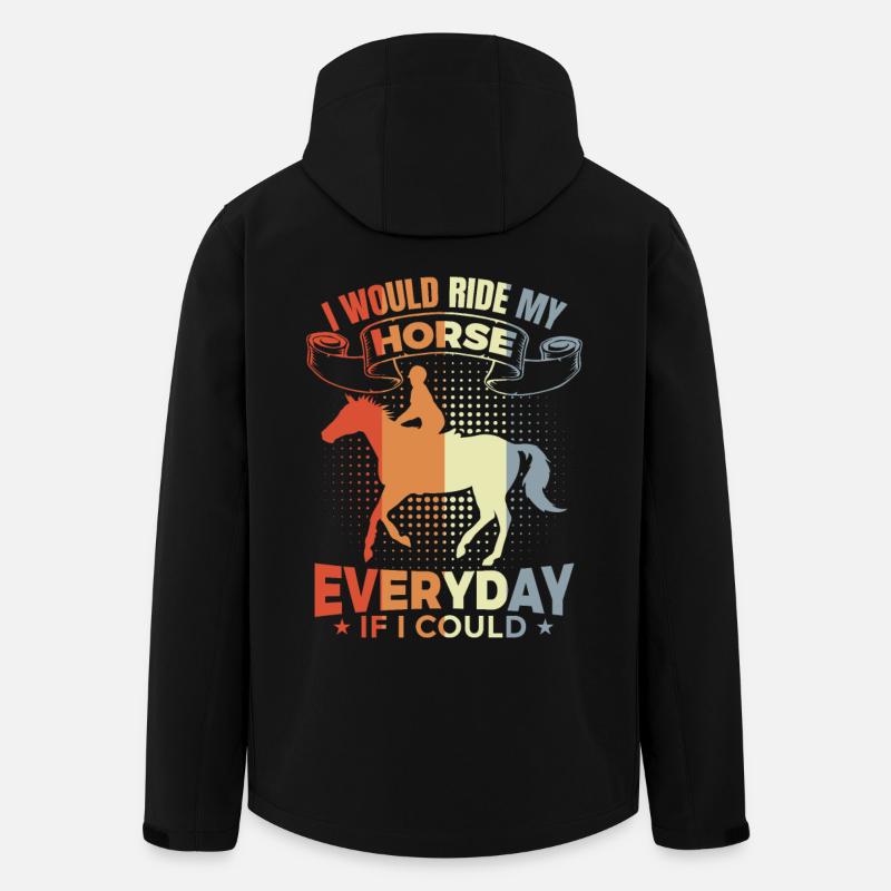 Reiter Inspiration - Recycelte Männer Softshell-Jacke von Stanley/Stella - Schwarz