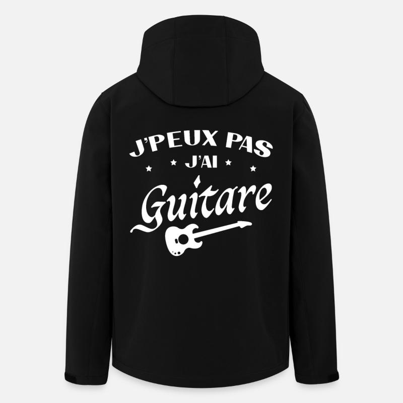 I can't I guitar - Men’s Recycled Softshell Jacket by Stanley/Stella - black