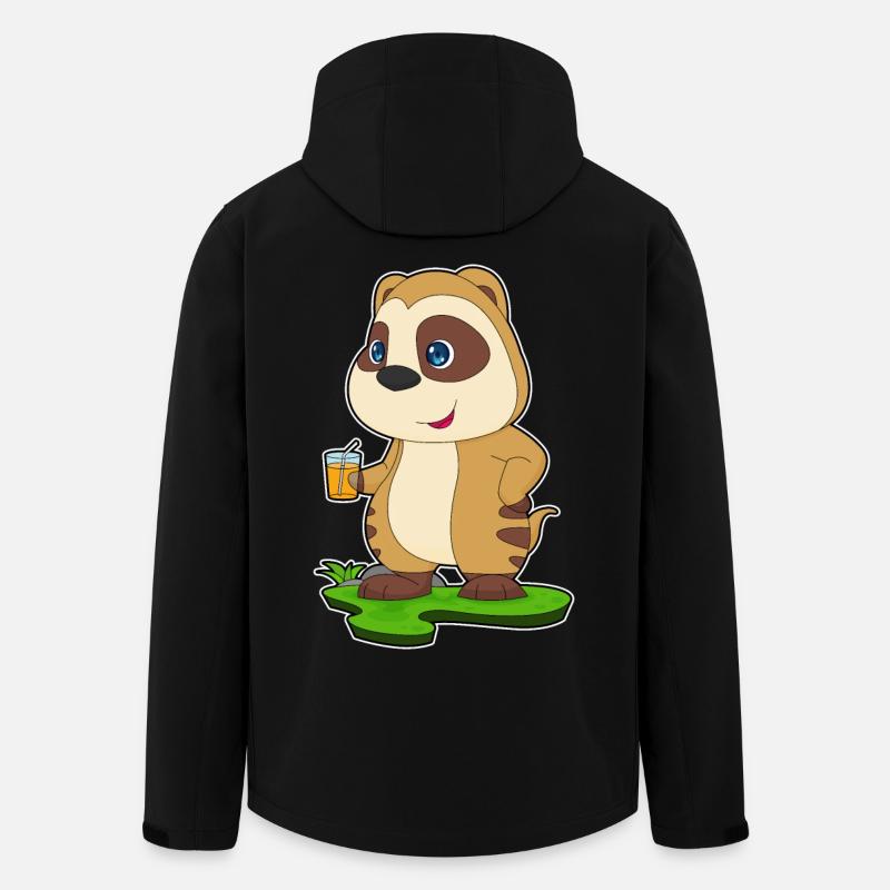 Erdmännchen Saft - Recycelte Männer Softshell-Jacke von Stanley/Stella - Schwarz