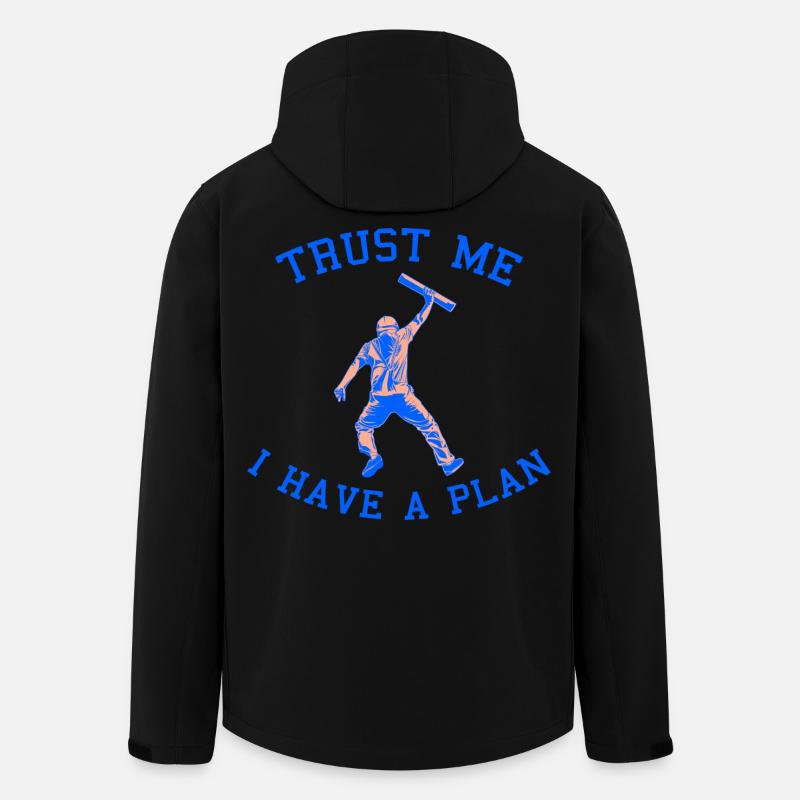 Architecture Joke - Men’s Recycled Softshell Jacket Discoverer by Stanley/Stella - black