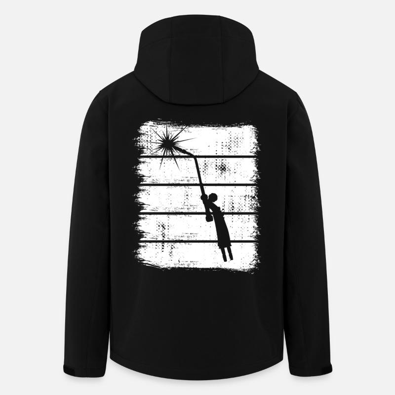 Schweißelektrode - Recycelte Männer Softshell-Jacke von Stanley/Stella - Schwarz