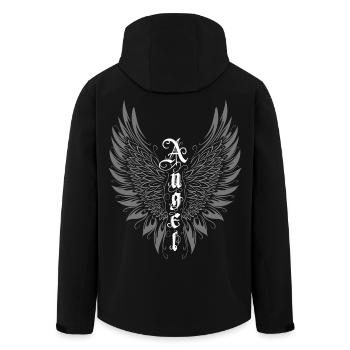Ange ailé Ange ailé - Veste softshell homme en polyester recyclé Stanley/Stella - noir - Dos - AI Model Male 185 light (185cm)