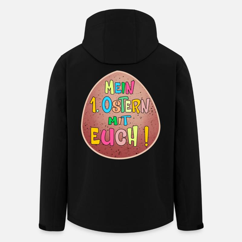 1. Ostern - Recycelte Männer Softshell-Jacke von Stanley/Stella - Schwarz