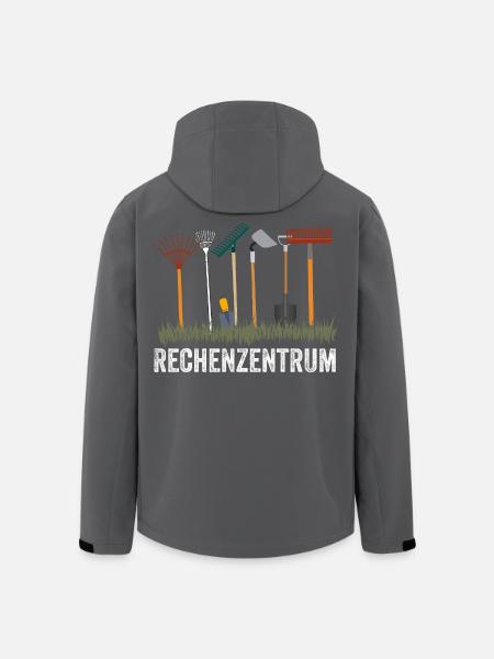 Gartenwerkzeug-Design für Hobbygärtner - Recycelte Männer Softshell-Jacke von Stanley/Stella - Schwarz
