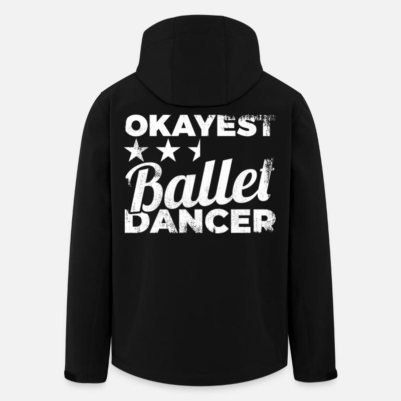 Okayest Ballet Dancer - Men’s Recycled Softshell Jacket by Stanley/Stella - black
