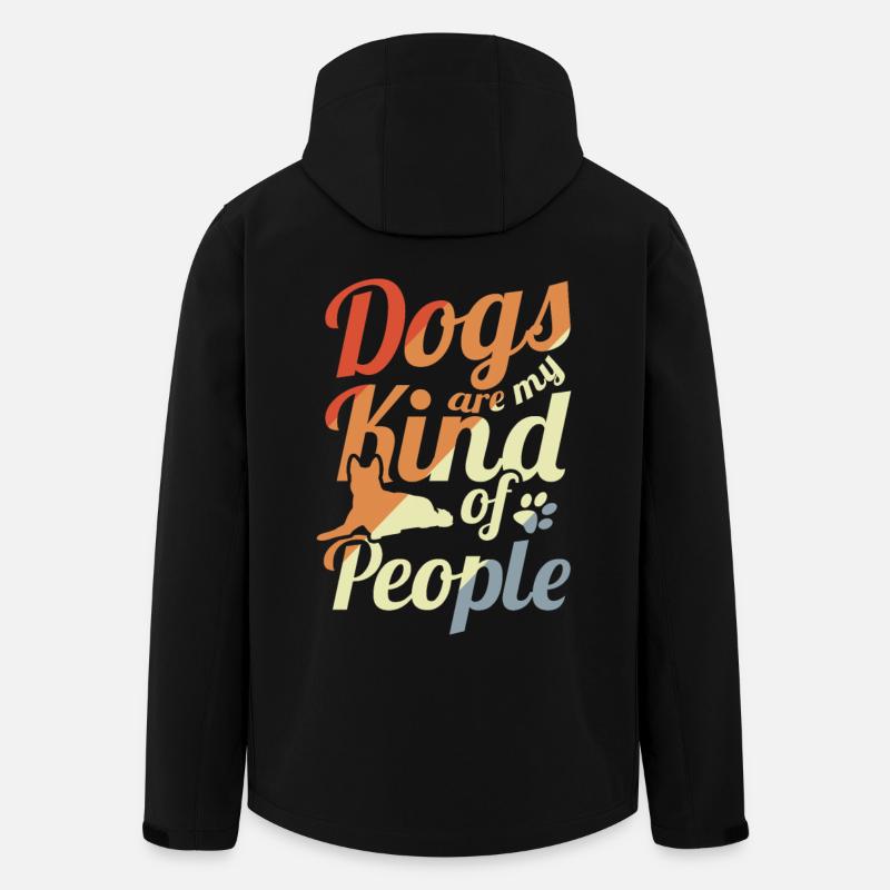 Hundehalter Spruch - Recycelte Männer Softshell-Jacke Discoverer von Stanley/Stella - Schwarz