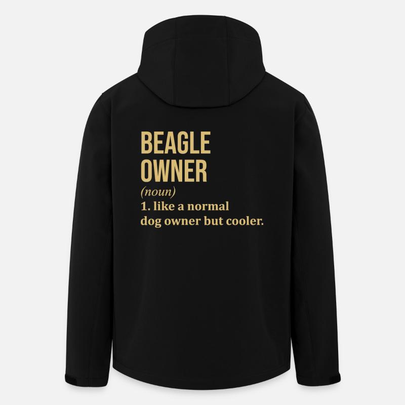 beagle - Veste softshell homme en polyester recyclé Stanley/Stella - noir