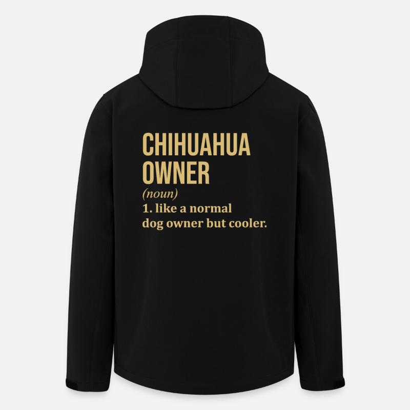 Chihuahua - Recycelte Männer Softshell-Jacke von Stanley/Stella - Schwarz
