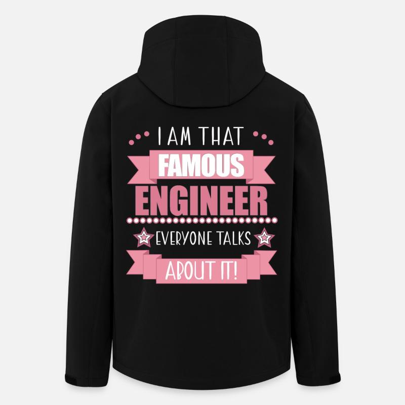 Engineer Profession Ladies Gift - Men’s Recycled Softshell Jacket by Stanley/Stella - black