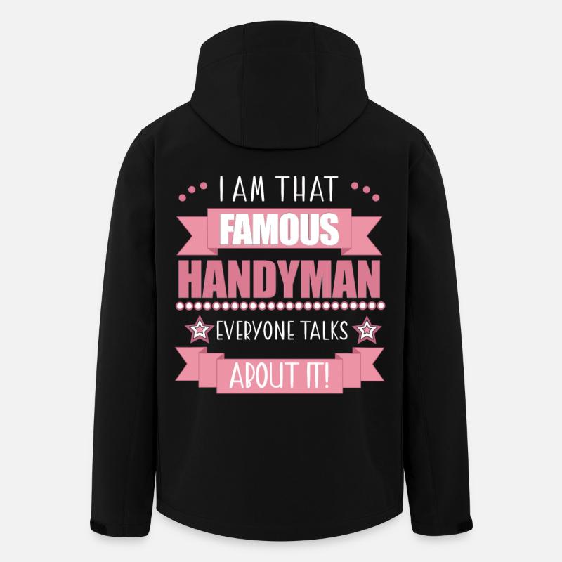 Handwerkerin Beruf Damen Geschenk - Recycelte Männer Softshell-Jacke von Stanley/Stella - Schwarz