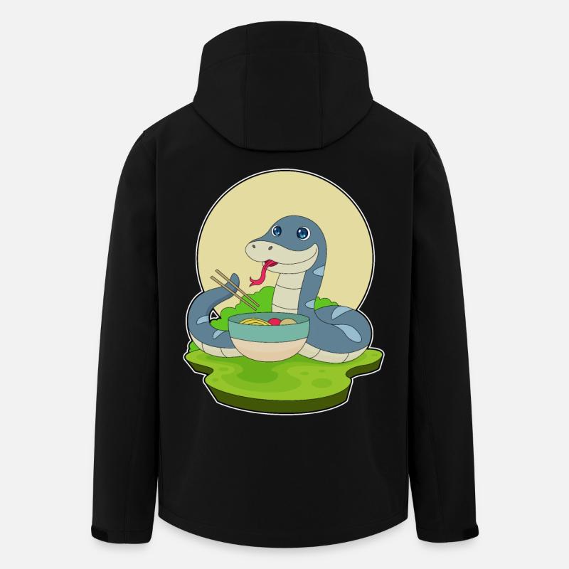 Schlange Ramen - Recycelte Männer Softshell-Jacke von Stanley/Stella - Schwarz