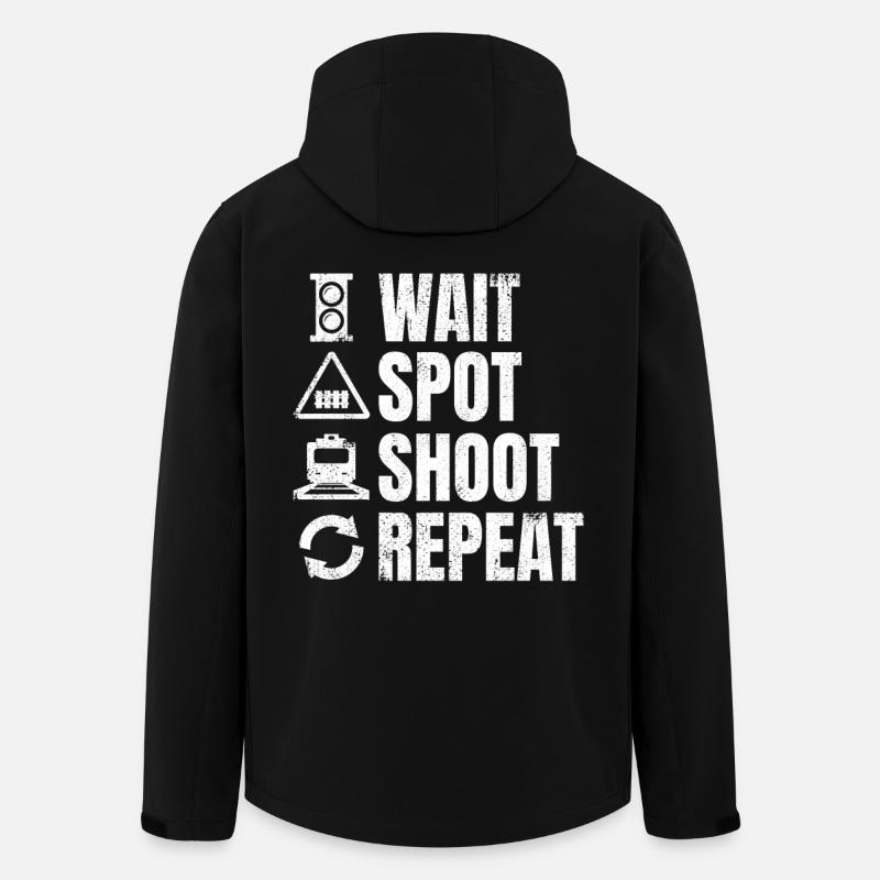 Trainspotter schedule - Men’s Recycled Softshell Jacket by Stanley/Stella - black