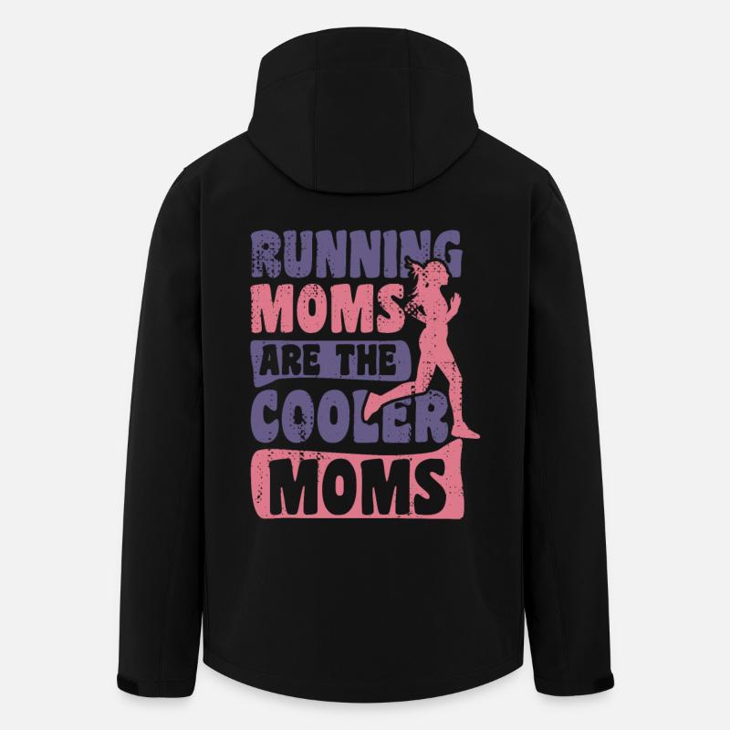 Mère et coureuse - Veste softshell homme en polyester recyclé Stanley/Stella - noir