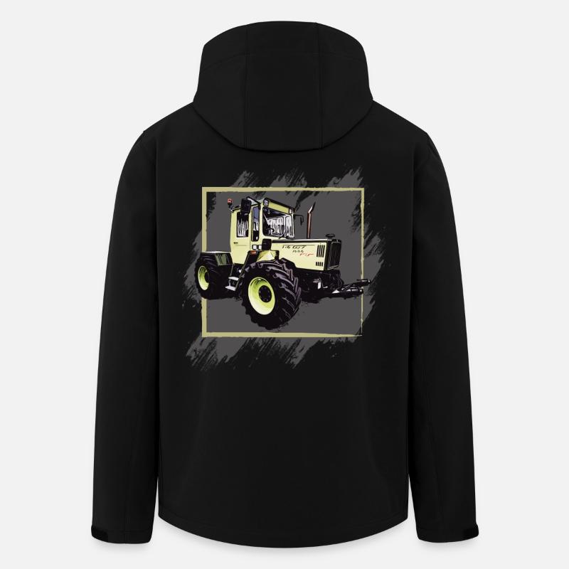 Old MB 1000 tractor - Men’s Recycled Softshell Jacket by Stanley/Stella - black