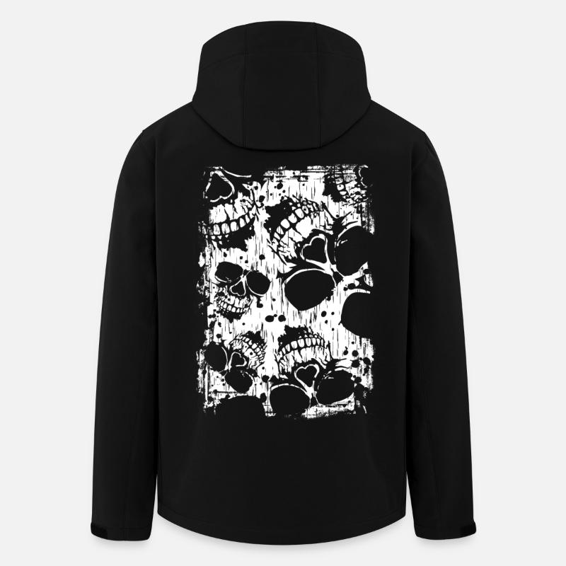 Fierce Skull - Recycelte Männer Softshell-Jacke von Stanley/Stella - Schwarz