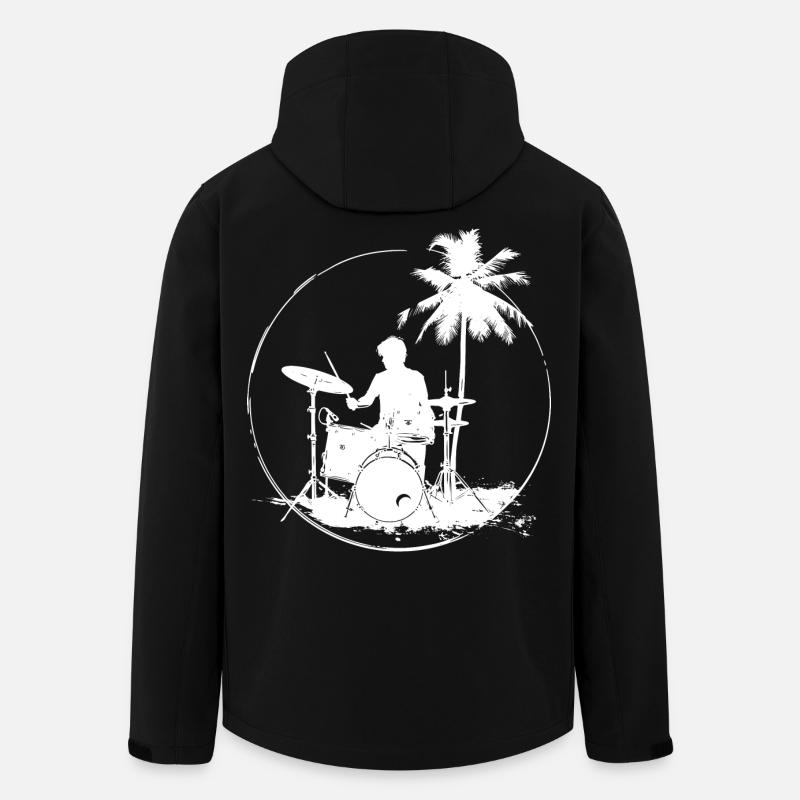 Batteur - Veste softshell homme en polyester recyclé Stanley/Stella - noir