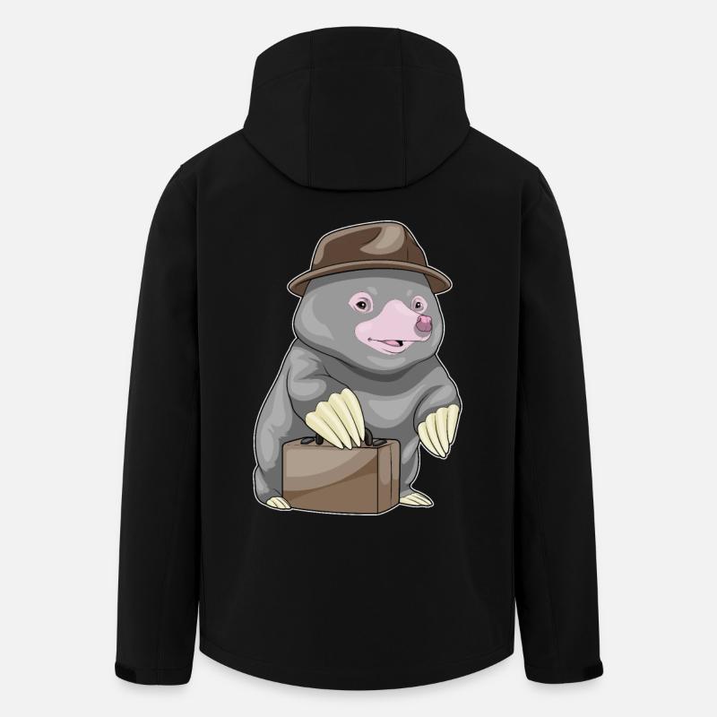 Porte-documents Mole Entrepreneur - Veste softshell homme en polyester recyclé Stanley/Stella - noir
