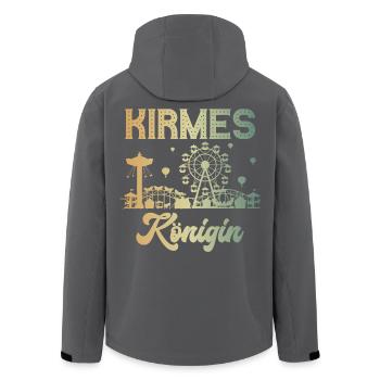 Kirmes Königin Jahrmarkt Rummel Volksfest - Recycelte Männer Softshell-Jacke von Stanley/Stella - Schwarz - Hinten - AI Model Male 185 light (185cm)
