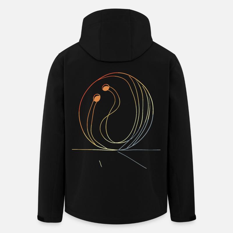 Bowling à l’ancienne - Veste softshell homme en polyester recyclé Stanley/Stella - noir