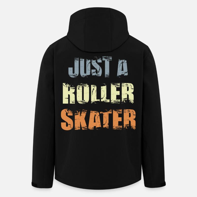 Lustiger Rollschuhläufer - Recycelte Männer Softshell-Jacke von Stanley/Stella - Schwarz