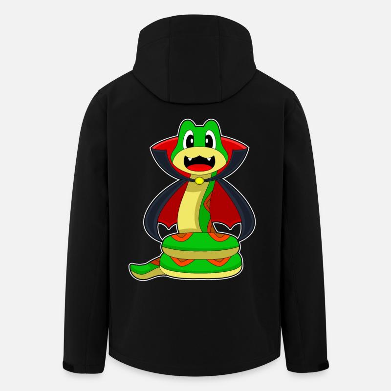 Serpent Halloween Vampire - Veste softshell homme en polyester recyclé Stanley/Stella - noir