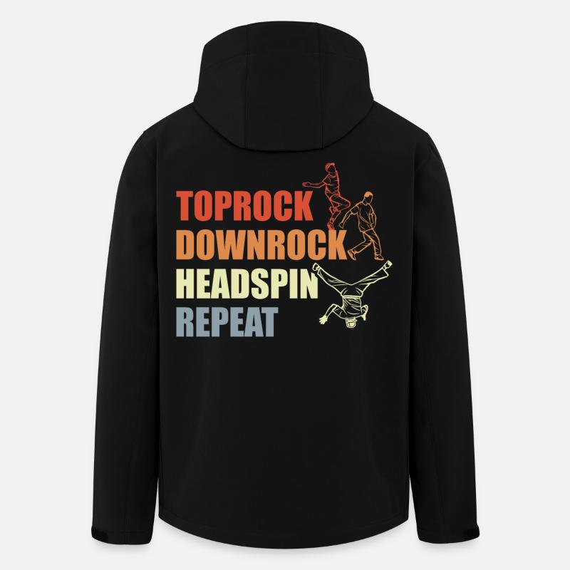 Breakdance Routine - Veste softshell homme en polyester recyclé Stanley/Stella - noir